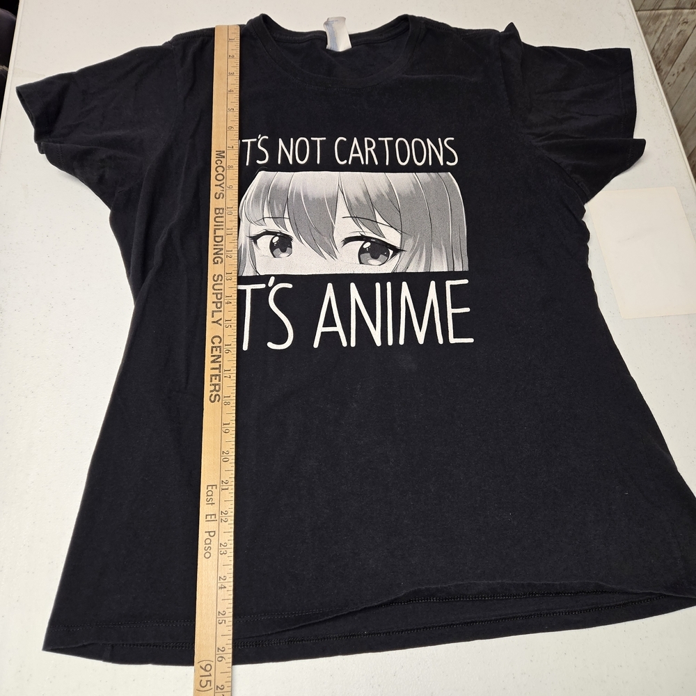 Black Anime Graphic T-Shirt - Picture 6 of 8